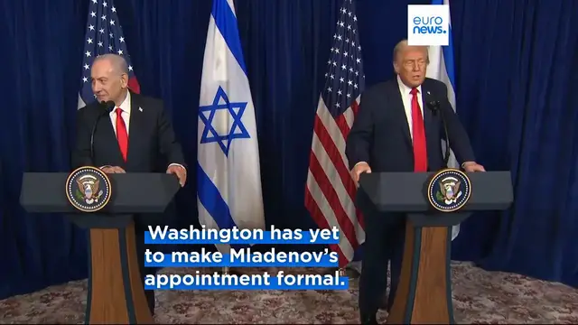 Video thumbnail for Bulgarian diplomat Nickolay Mladenov will head Gaza peace board, Netanyahu says