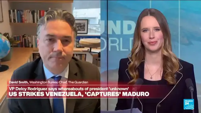 Video thumbnail for US announces terrorism, drug charges against Venezuela's Maduro