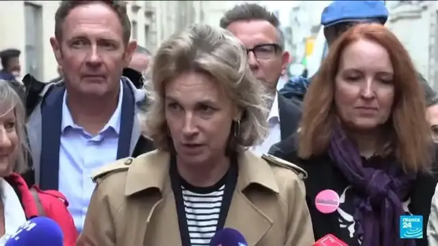 'Video thumbnail for French trade unions announce new day of strike on Oct. 2'