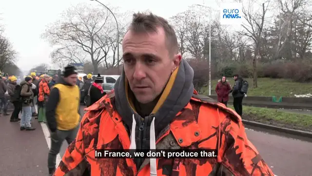 Video thumbnail for Farmers storm Paris with tractors to oppose EU-Mercosur free trade deal