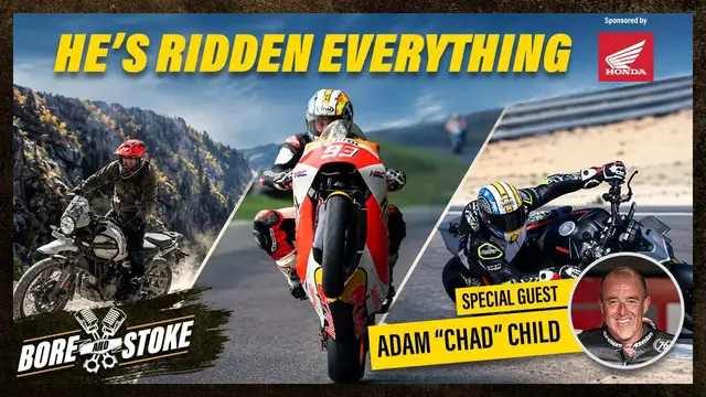 Video thumbnail for Bore and Stoke Ep 34: Adam Child on MotoGP Testing, TT Racing & Modern Moto-Tech