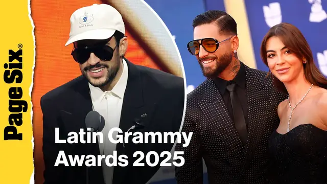 'Video thumbnail for A look inside the Latin Grammy Awards 2025: Bad Bunny, Maluma, Alejandro Sanz, more'