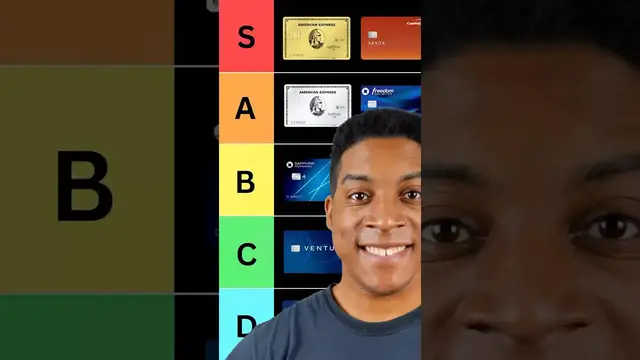 Video thumbnail for Top 7 Best Credit Cards Ranked: A, B, & S Tiers!
