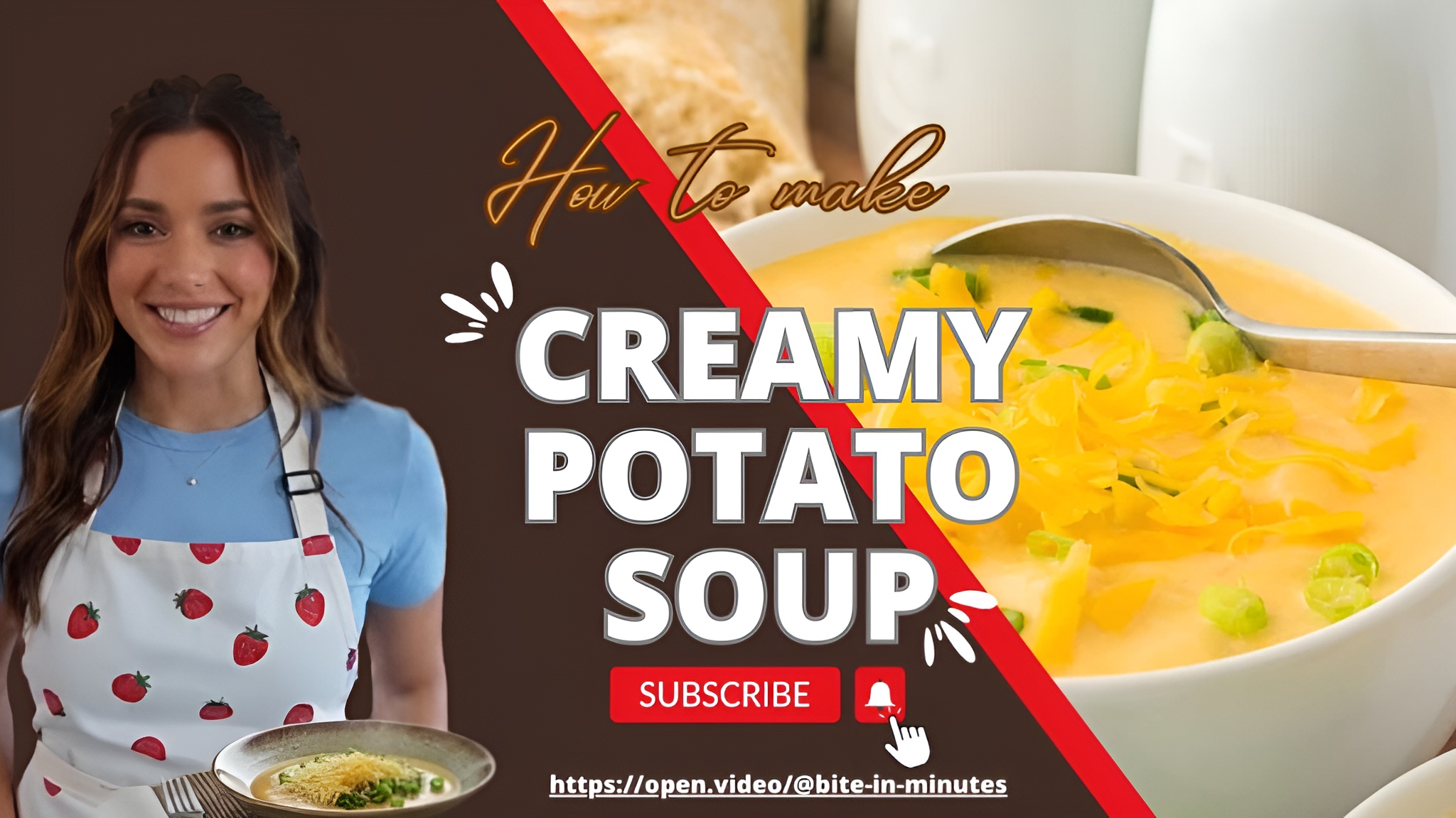 Video thumbnail for Creamy Homemade Potato Soup Recipe | Easy Thick & Flavorful Comfort Food