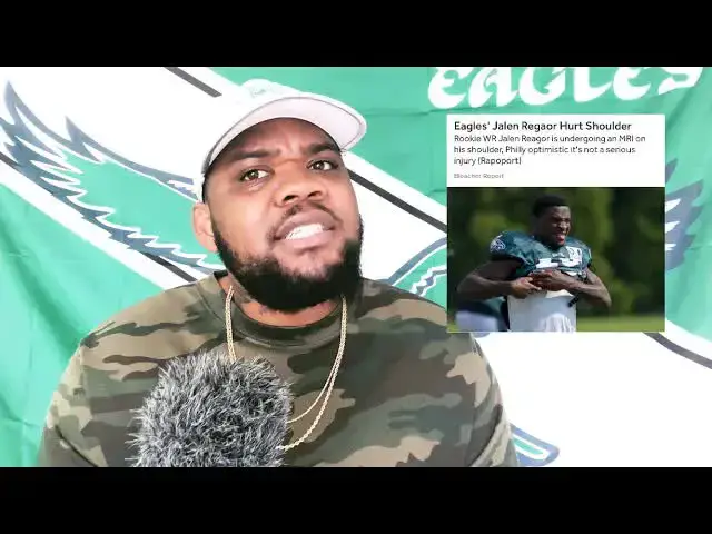 'Video thumbnail for Lord Brunson: jalen reagor injury: eagles camp setback and front office concerns'