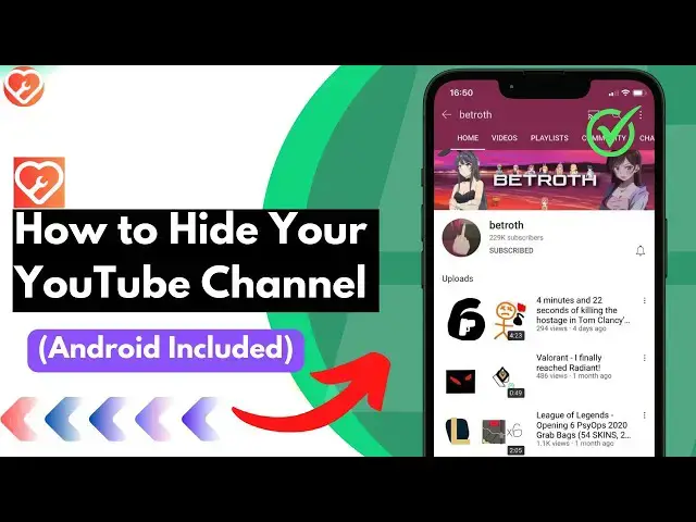 Video thumbnail for Hide Your YouTube Channel on ANY Device (Android, iPhone, PC)