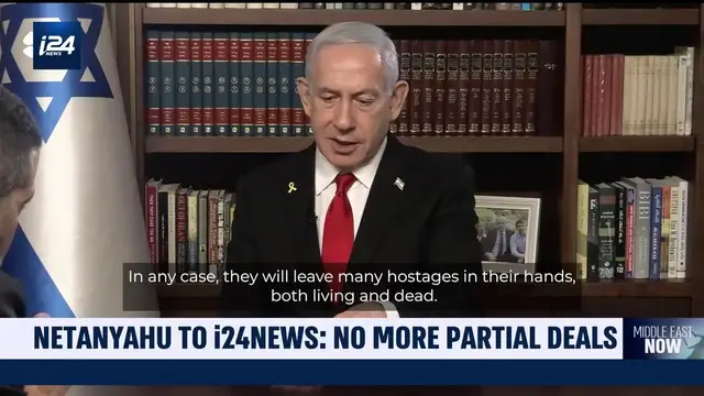 'Video thumbnail for Netanyahu to i24NEWS, clip'