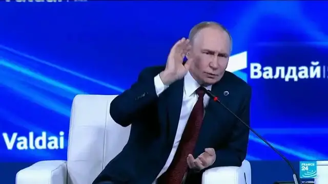 'Video thumbnail for Putin warns supplies of US long-range missiles to Ukraine will badly hurt ties'