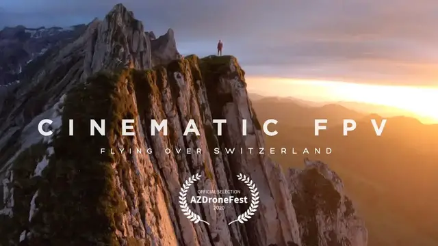 'Video thumbnail for Cinematic FPV - Flying Over Switzerland'