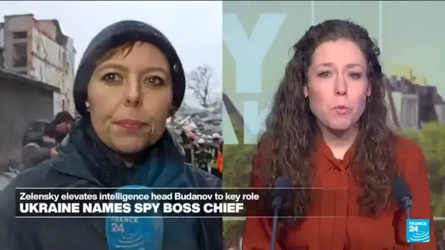 Video thumbnail for Zelensky names spy boss chief to head presidential administration in big shakeup