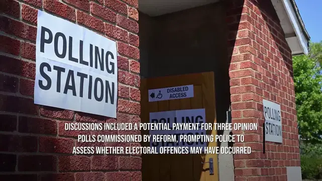 Video thumbnail for UK Police Widen Criminal Investigation Into Reform UK Over Funding Allegations.