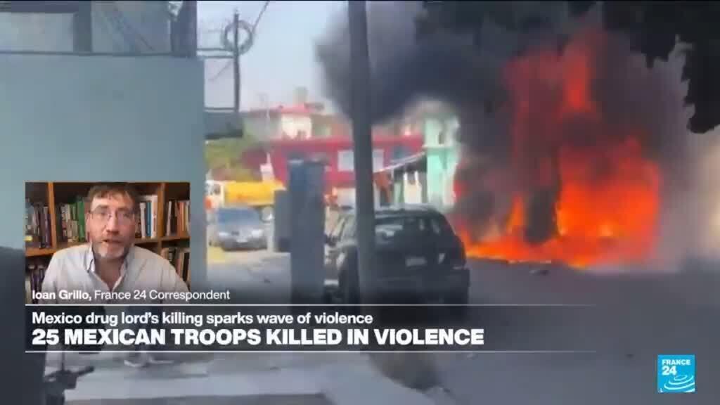 Video thumbnail for Loss of 25 National Guard troops 'will be devastating for Mexico'