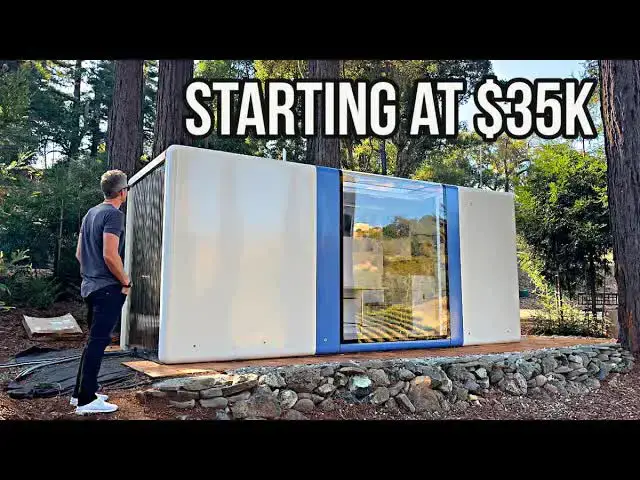 Video thumbnail for I Went to California to Test the Most Advanced PREFAB HOME in the World