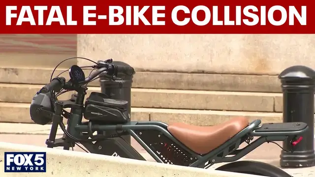 Video thumbnail for Teen on e-bike dies in collision with SUV in Manhattan, NYPD says