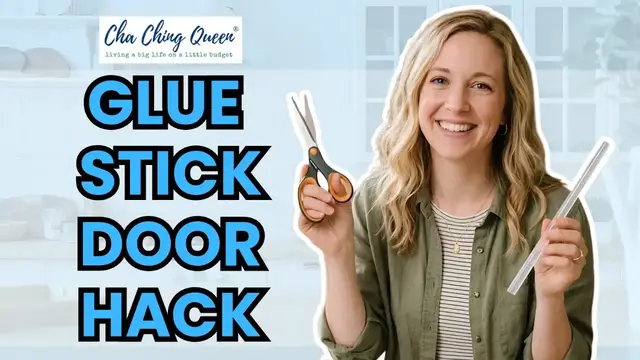 Video thumbnail for DIY Cabinet Door Bumper The Glue Stick Hack