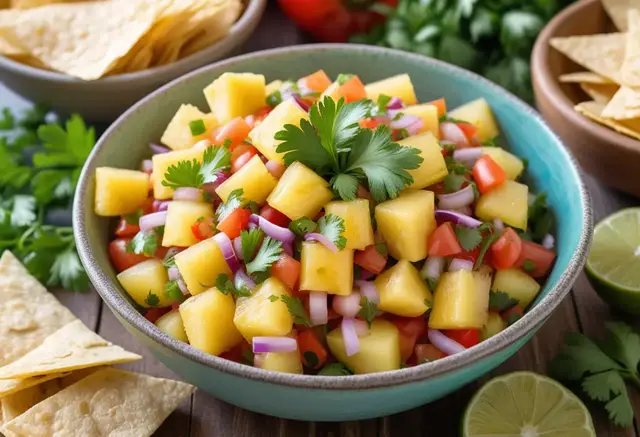 Video thumbnail for Fresh Pineapple Salsa