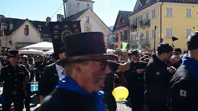 Video thumbnail for Italy: International Chimney Sweep gathering held in Italy.