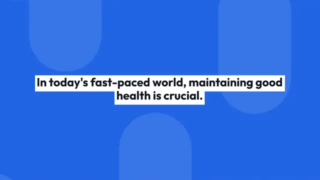 Video thumbnail for Essential Health Tips Uncovered