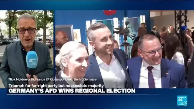 Video thumbnail for Germany: 'Hard to say' if AfD win the result of protest vote