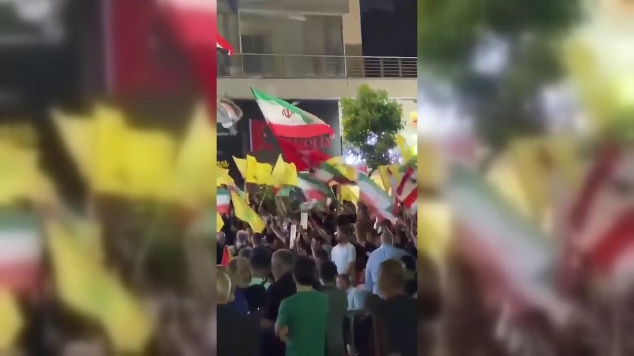 Video thumbnail for Lebanon: Pro-Iran Rally Reported in Beirut.