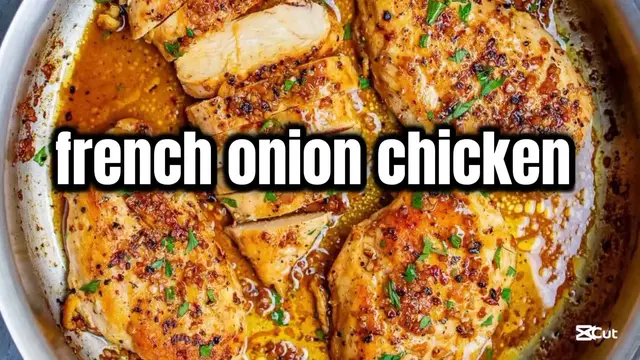 'Video thumbnail for French onion chicken recipe '