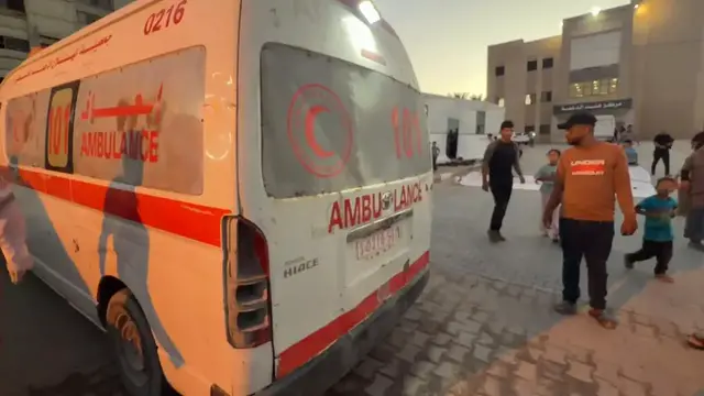 Video thumbnail for Two killed in Israeli strike on tent in Gaza’s Al-Mawasi (2).