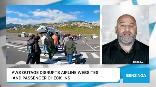 'Video thumbnail for AWS Outage Disrupts Airline Websites And Passenger Check-Ins'