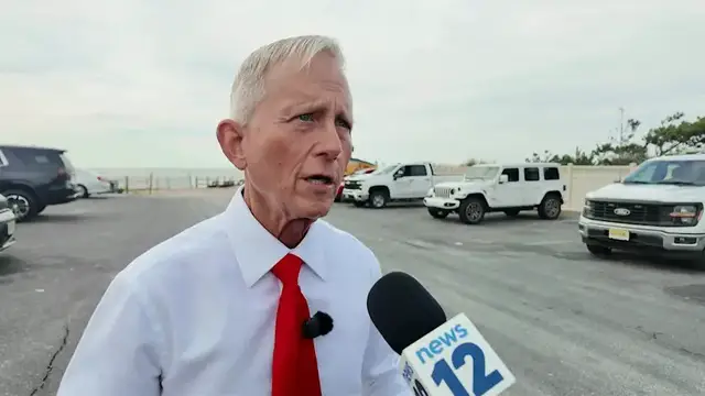 Video thumbnail for Congressman Jeff Van Drew calls for federal aid after severe Long Beach Island beach erosion