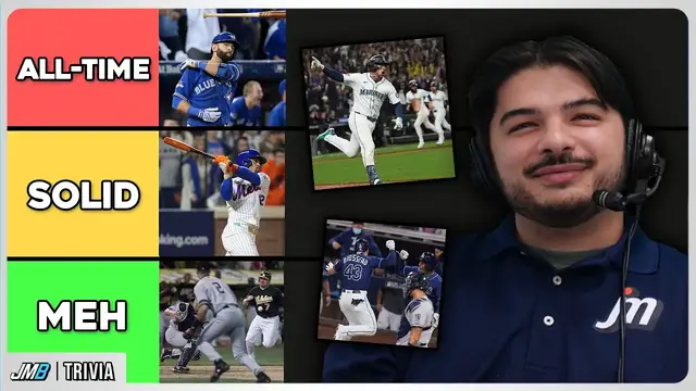 Video thumbnail for Tier Listing the Greatest Moments in MLB Division Series History! (Tier List 1.0)