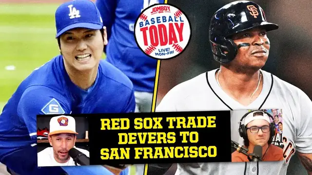 Video thumbnail for Reaction to Rafael Devers traded to the Giants | Baseball Today (ft. Jimmy Knorp)