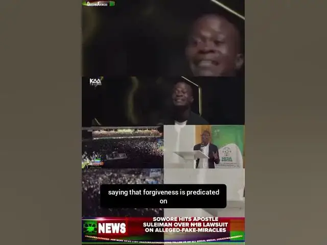 Video thumbnail for Sowore Hits Apostle Suleiman Over ₦1b Lawsuit On Alleged-Fake-Miracles