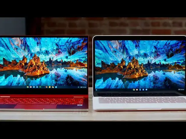 Video thumbnail for 4K Showdown: Samsung Galaxy Chromebook vs. Pixelbook Go