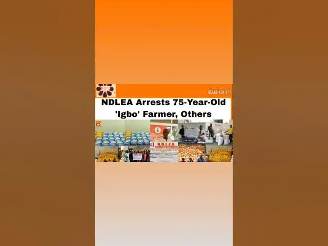 Video thumbnail for NDLEA Arrests 75-Year-Old 'Igbo' Farmer, Others ~ OsazuwaAkonedo