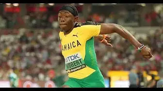 'Video thumbnail for Jaydon Hibbert Stuns with 17.70m at the World Athletics Championships'