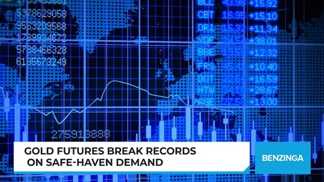 'Video thumbnail for Gold Futures Break Records On Safe-Haven Demand'