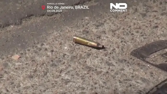 'Video thumbnail for Rio police free hostages in raid that leaves eight dead'
