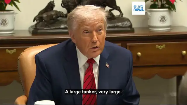 Video thumbnail for Watch: Trump says US has seized oil tanker off the coast of Venezuela