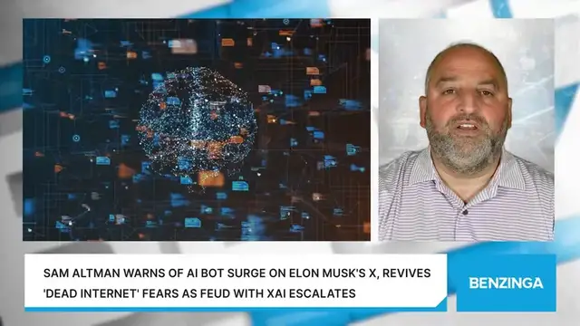 'Video thumbnail for Sam Altman Warns Of AI Bot Surge On Elon Musk's X, Revives 'Dead Internet' Fears As Feud With xAI Escalates'