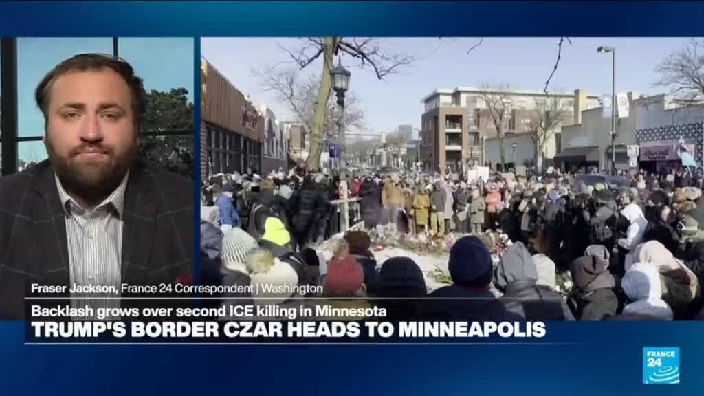 Video thumbnail for Trump administration's trust and credibility tested in wake of Pretti's death in Minneapolis