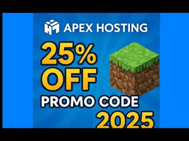 'Video thumbnail for Apex Hosting Promo Codes (2025) - Get 25% OFF!'