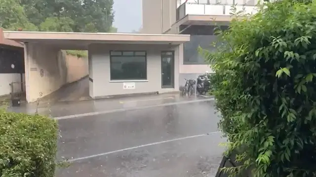 Video thumbnail for Switzerland: Thunderstorms hit Switzerland after record June heat.