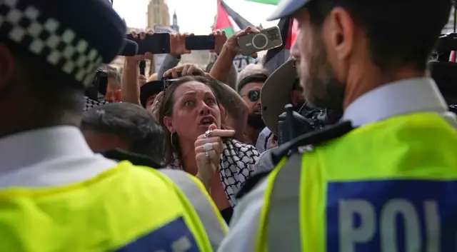 'Video thumbnail for Police make mass arrests at Palestine Action rally outside UK Parliament'