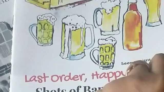 Video thumbnail for I got some Travel Art from my friend :) Bangalore Illustration Book!