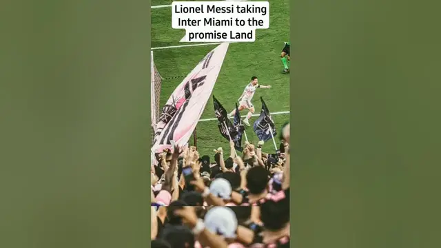 'Video thumbnail for MLS: LIONEL MESSI TAKING INTER MIAMI TO THE PROMISE LAND. #MESSI #INTERMIAMICF #MLS @TalkFCB'