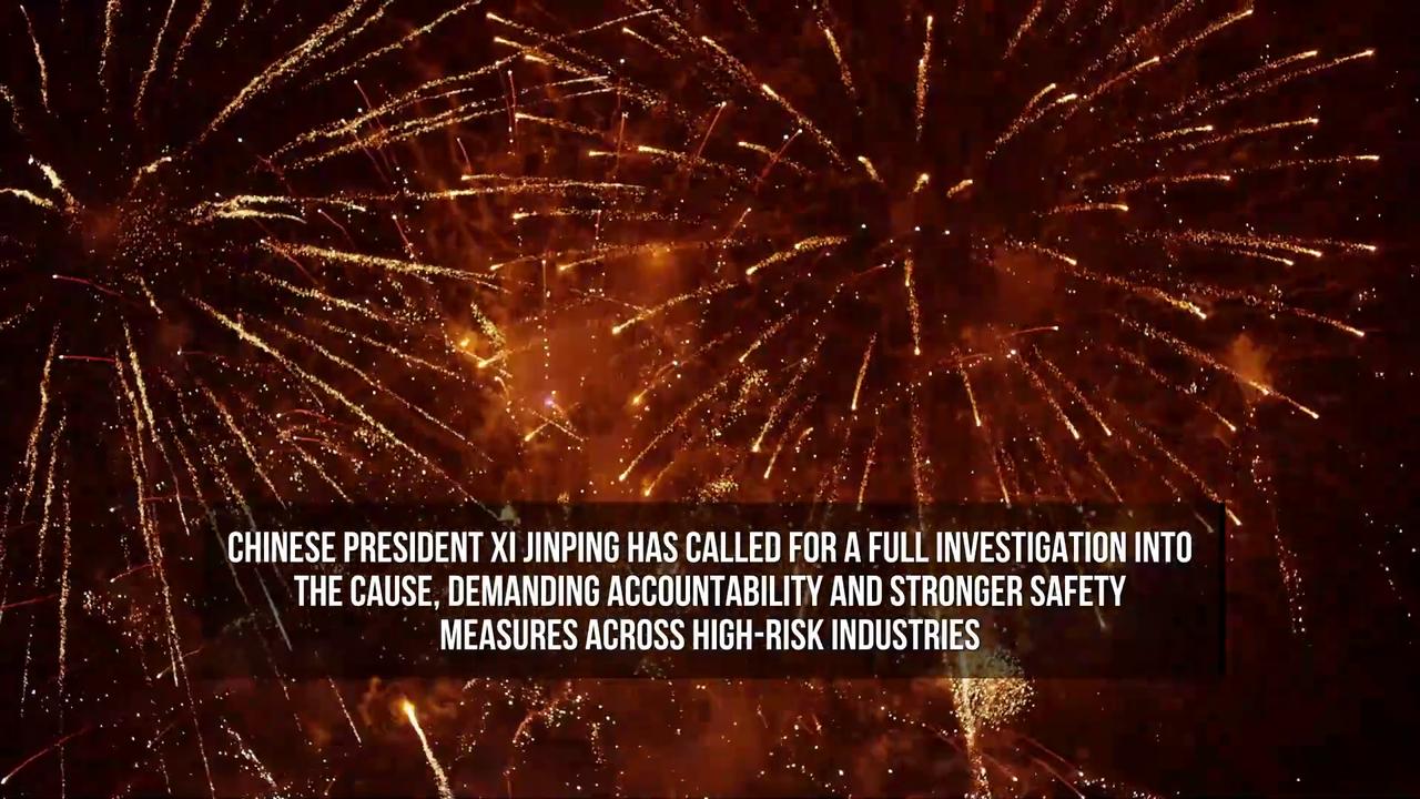 Video thumbnail for Deadly Fireworks Factory Blast in China Sparks Urgent Probe.