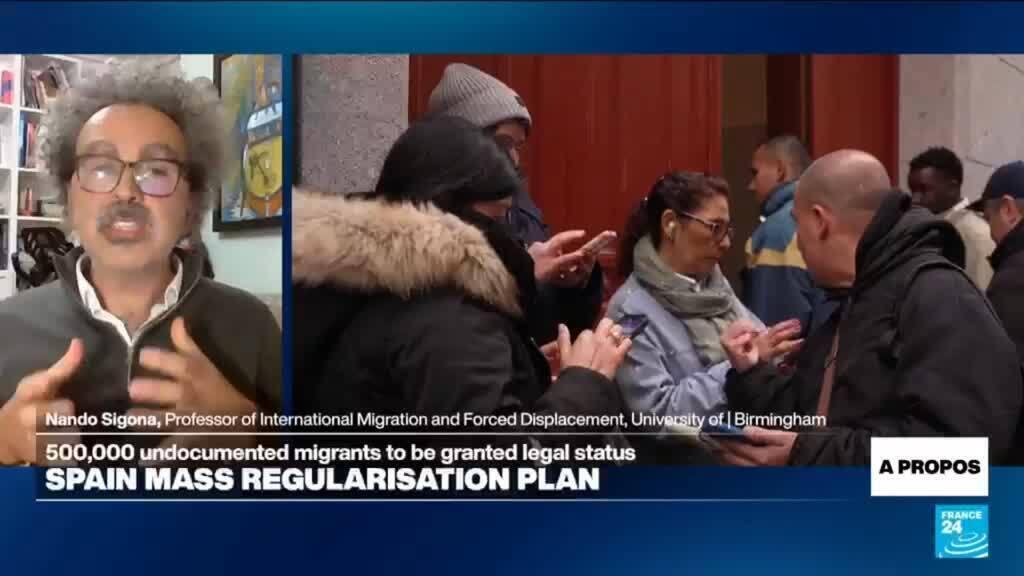 Video thumbnail for Spain's choice on migrants 'pragmatic' but data needs securing, expert says