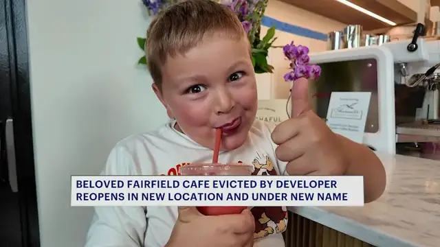 Video thumbnail for 'New beginning.' Beloved Fairfield cafe evicted by developer reopens in new location under new name