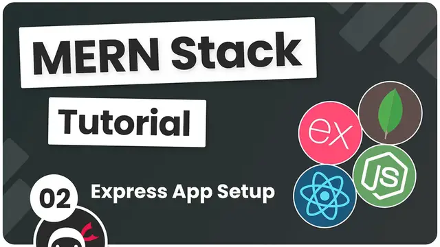 Video thumbnail for MERN Stack Tutorial #2 - Express App Setup