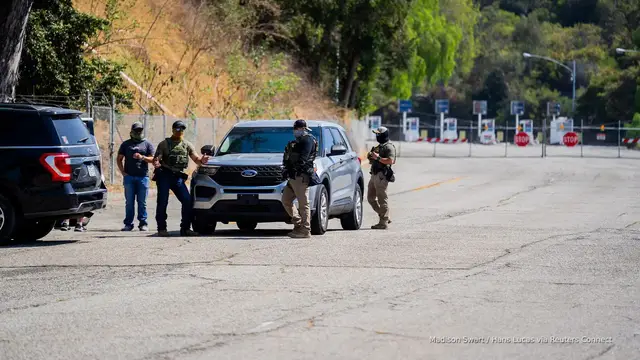 Video thumbnail for Dodgers, DHS clash over federal agents’ presence in stadium parking lot