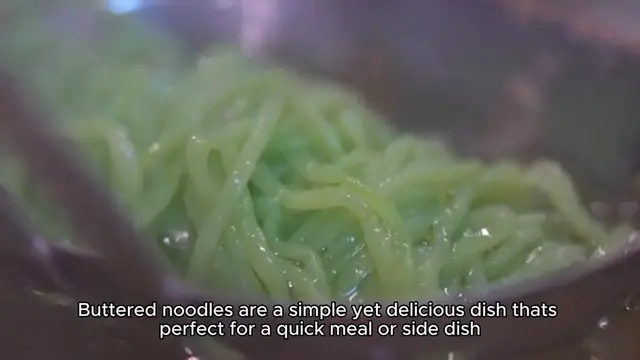 Video thumbnail for Buttered Noodles Recipe